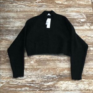 Topshop Cropped Style Colorblock Sweater size 12